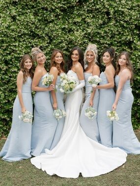 amsale ice blue bridesmaid dresses Amsale Bridesmaid Dress Mirren GB333A Ballet